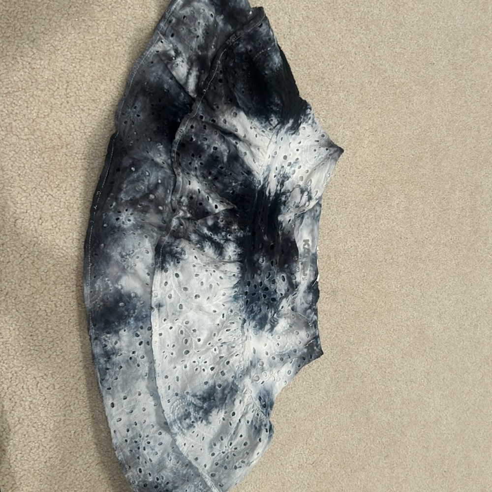 Katie J Eyelet Mini Skirt